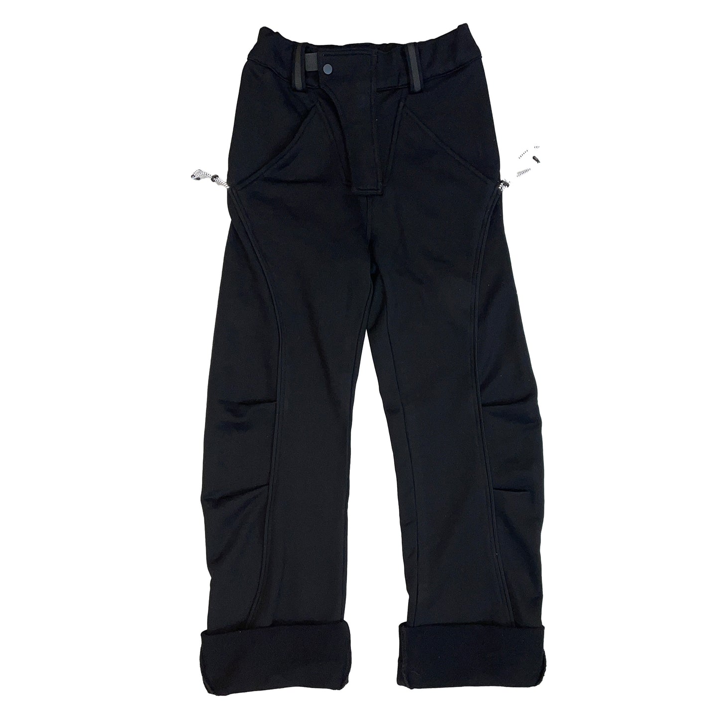 (pre-order)IPA-PC78-BK Heavyweight Quick-Dry Cotton Straight-leg Trousers with Drape