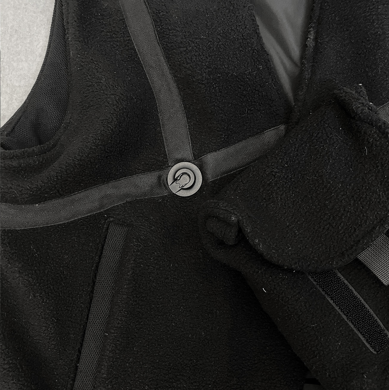 (pre-order)IPA-PC82-BK Fleece-Lined Warm Outdoor Vest